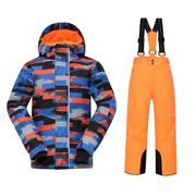 Veneer đôi trẻ em Alpine ván đôi chuyên nghiệp quần áo trượt tuyết phù hợp với bé trai và bé gái áo khoác ngoài trời