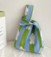 Облачные вертикальные полосы ~ синие зеленые