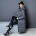 2018 chống mùa bông mới áo khoác dài phần bông quần áo của phụ nữ đầu gối dày Hàn Quốc phiên bản của mỏng giảm béo bông của phụ nữ phần dài áo phao nữ dáng dài đẹp Bông