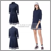 Mùa hè 2019 mới của Hàn Quốc mua ELL * golf nữ thời trang váy thể thao ngắn tay - Trang phục thể thao