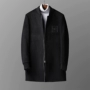 Áo len mới nam dài phần phiên bản Hàn Quốc của cổ áo bóng chày dày áo khoác ấm xu hướng thời trang áo khoác len áo khoác vest nam