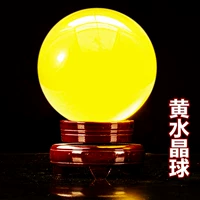 Niuju Shan Yellow Crystal Ball Желтый хрустальный шар для дома украшения подарки украшения украшения украшения
