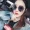 Phiên bản Hàn Quốc của kính râm đa giác chống tia cực tím nữ màu đỏ 2018 mới gương thời trang tròn mặt kính râm đường phố