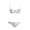 Châu Âu và Mỹ INS trắng gợi cảm bikini ba điểm thu thập tam giác vòng thép chia quần áo bơi nữ bãi biển - Bikinis