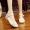 Giày vải Bắc Kinh cũ Giày nữ nêm tăng giày khiêu vũ nữ quốc gia gió thêu giày nữ nhảy giày vuông - Khiêu vũ / Thể dục nhịp điệu / Thể dục dụng cụ