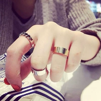 Комплект, модное кольцо из жемчуга, украшение, Южная Корея, 3 предмета, на указательный палец