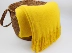 rắn màu đan giải trí sofa ngủ chăn mền chăn mô hình phòng trang trí tua khăn choàng chăn nhiếp ảnh chăn mền đơn giản - Ném / Chăn Ném / Chăn