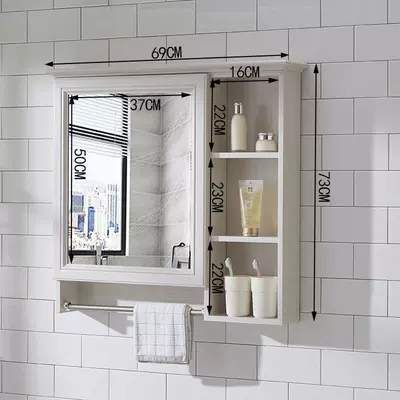 tủ gương treo tường Gương phòng tắm có kệ tích hợp toilet treo tường bàn trang điểm phòng tắm gương rửa mặt tủ gương trang điểm gương treo tường tủ gương đẹp tủ gương đẹp 