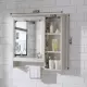 tủ gương treo tường Gương phòng tắm có kệ tích hợp toilet treo tường bàn trang điểm phòng tắm gương rửa mặt tủ gương trang điểm gương treo tường tủ gương đẹp tủ gương đẹp
