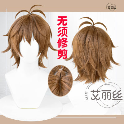 taobao agent 艾丽丝 No need to trim the new world carnival, COS wig simulation scalp top
