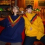 Leman Jin Jun oversizec áo len đôi phiên bản Hàn Quốc của thương hiệu thủy triều tròn cổ áo len màu tương phản áo len cặp đôi