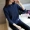 Mùa xuân và Mùa Thu Phụ Nữ Mới của Hàn Quốc phiên bản của các sinh viên lỏng lẻo áo sơ mi ngắn áo len áo len đầu vòng cổ áo len của phụ nữ áo sơ mi dày