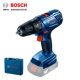 Bosch 18V Pin Lithium Máy Khoan Tác Động Sạc Cầm Tay Máy Khoan Điện Tua Vít Điện Súng Lục Khoan Bác Sĩ Dụng Cụ GSB180