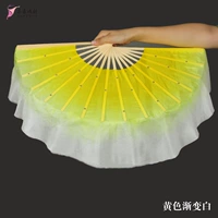 Истинный шелковый желтый градиент Длина белой кости 31 Плавание 10