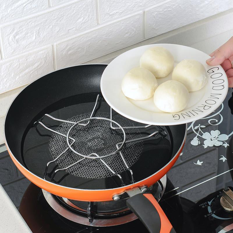 加厚不锈钢三角蒸架家用厨房蒸菜