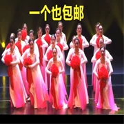 Trường mẫu giáo Cheerlead Hoa Ball Party Dance Performance Dahonghua Square Dance Đạo cụ Hand Flower Red Hand Flower - Khiêu vũ / Thể dục nhịp điệu / Thể dục dụng cụ