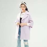 Lecho 2018 mùa xuân mới của phụ nữ triều ngọt ngào len áo khoác nữ mềm chị ngắn áo len sinh viên Hàn Quốc