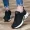 Kéo lại giày nữ mùa thu giày thể thao nữ đáy mềm nhẹ thoáng khí giày chạy bình thường nữ giày học sinh trung học cơ sở giày thể thao nữ