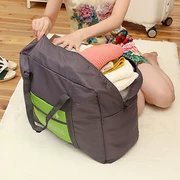Túi du lịch có thể gập lại hành lý xách tay nữ túi lớn lên máy bay du lịch ngắn có thể được đặt túi xe đẩy túi vải - Vali du lịch