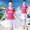 Trang phục khiêu vũ vuông 2019 mới phù hợp với thể thao mùa hè thể dục nhịp điệu phù hợp với váy ngắn tay hiệu suất trang phục phụ nữ - Khiêu vũ / Thể dục nhịp điệu / Thể dục dụng cụ