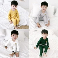 Mùa thu 2018 mới phù hợp với bé phiên bản Hàn Quốc của bé trai hai bộ đồ ngủ trẻ em phục vụ tại nhà cho bé váy trẻ em đẹp