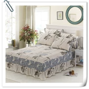 Khăn trải giường bằng vải bông loại trải giường đơn mảnh cotton dày chống bụi trải giường x bảo vệ 1,8 m 2.0m tấm 100%