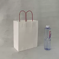 Белая сумка красная веревка (10)
