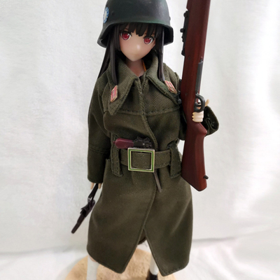 taobao agent Clothing, movable coat, women's doll, scale 1:6, soldier