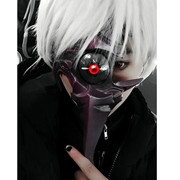 Tokyo Ghoul 喰 金 金 金 蜈蚣 蜈蚣 cos cosplay thức tỉnh Hezi mặt nạ một mắt mặt nạ kinh dị