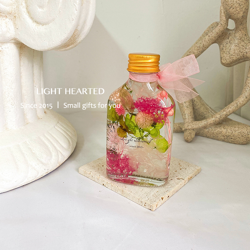 Beautiful Face 100MlImmortal flower  Dried flower Botany specimen float bottle 520 lover mother festival gift confidante Birthday gift