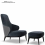 Tùy chỉnh đồ nội thất-cafe thiết kế ghế lưng cao ghế kinh doanh cổ điển ghế salon đơn giản YGM-138 sofa đơn