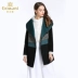 Áo khoác len nữ mùa thu và mùa đông mới - Trung bình và dài Coat áo cardigan Trung bình và dài Coat