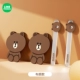 Коричневые 【2 дверные запястья+2 дверные бары】