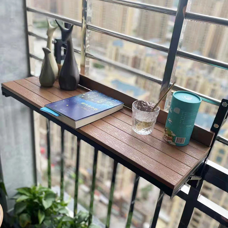 Bàn ban công treo lan can cho căn hộ có ban công bàn cà phê ban công gỗ MDF bàn sofa