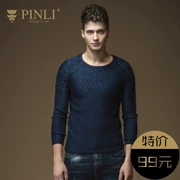 PINLI sản phẩm mùa xuân thời trang nam mỏng áo thun áo len nam triều B163310170