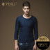 PINLI sản phẩm mùa xuân thời trang nam mỏng áo thun áo len nam triều B163310170 Kéo qua