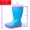 Giày cao cổ nữ cộng với nhung đi mưa trong ống để giữ ấm và giày đi mưa cotton mùa đông Giày chống nước chống trơn trượt Giày cao su lạnh thương hiệu Feilu sản phẩm mới