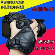 SLR dây đeo máy ảnh phụ kiện máy ảnh vi đơn thích hợp cho Canon 尼康索尼宾 có dải dây đeo cổ tay cổ tay da - Phụ kiện máy ảnh DSLR / đơn