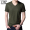 Băng lụa cotton ngắn tay nam t-shirt giản dị Hàn Quốc phiên bản của V-Cổ áo sơ mi từ các màu nóng giản dị thủy triều của nam giới quần áo