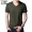 Băng lụa cotton ngắn tay nam t-shirt giản dị Hàn Quốc phiên bản của V-Cổ áo sơ mi từ các màu nóng giản dị thủy triều của nam giới quần áo Mẫu áo phông nam đẹp 2019
