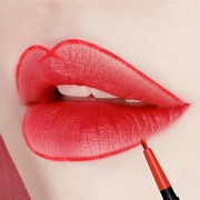 Lip liner bút son môi bút chống thấm nước kéo dài giữ ẩm đích thực không đánh dấu tranh móc môi bút chì màu nude mờ - Bút chì môi / môi lót