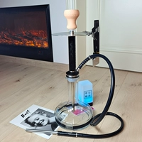 Черный с обычным сигаретным горшком