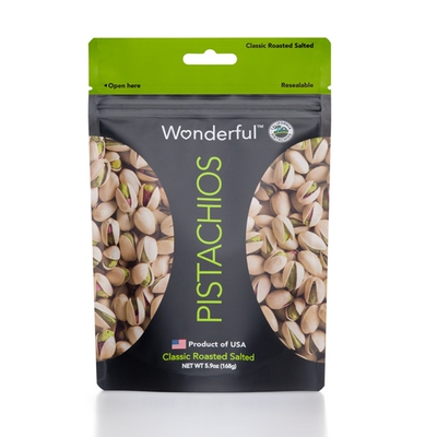 Wonderful/Wanduofu Pistachio Classic со вкусом запеченной соли, 168 г, импортировано из США