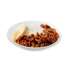 Австралийский рис с говядиной и жареным яйцом-МЯСНИК