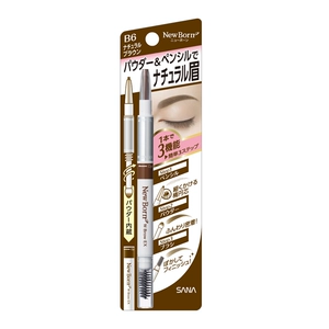 [SANA/莎娜 妮梦柔和三用眉彩笔 自然棕 0.5g 日本进口]