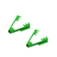 Два пронзительных клипа (зеленый)