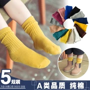 Tất trẻ em, cotton, mùa thu và mùa đông, bé trai, vớ, trẻ em, bé gái, vớ, học sinh, vớ sàn, cọc bé, vớ