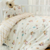 Cotton satin Tân Cương dài-staple cotton 60 in giường cũi em bé ba mảnh thiết lập có thể được trang bị với lõi bộ đầy đủ của giường mẫu giáo Bộ đồ giường trẻ em