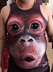 Vui Đười Ươi 3d Khỉ Mồ Hôi Vest Chất Béo Cộng Với Chất Béo Cơ Bắp Lớn của Nam Giới Ba Chiều Mô Hình Động Vật Không Tay Đáy Áo Sơ Mi Lót