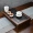Đen và gỗ mun Wujinshi khay trà hộ gia đình bộ tự động bộ gốm ấm trà kungfu bàn trà gỗ rắn - Trà sứ bộ tách trà
